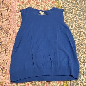 J. Crew Vibrant Blue Tank Top